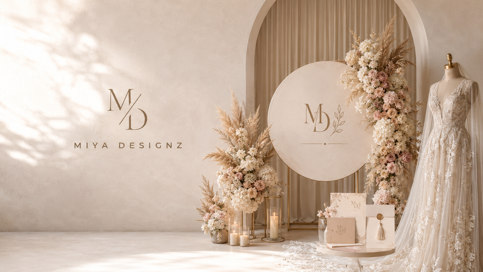 Miya Designz eventstyling en bridal decoratie